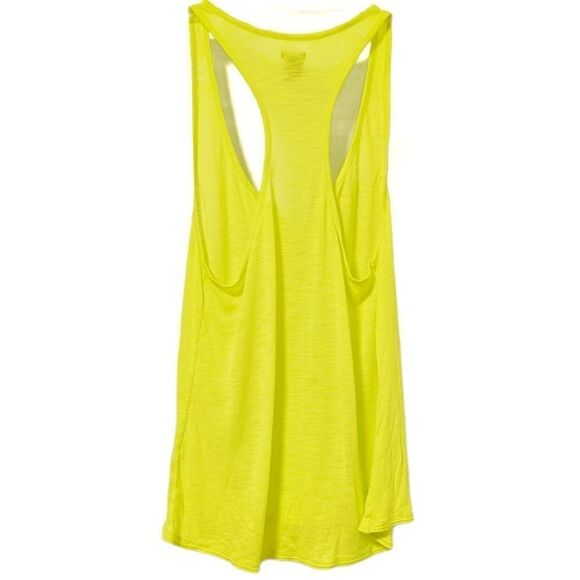 Aerie Neon Racerback Tank Semi-sheer Loose Green - Picture 2 of 6